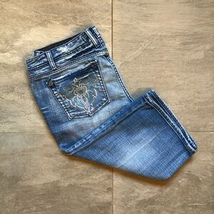 J & Company Embellished Jean Shorts
